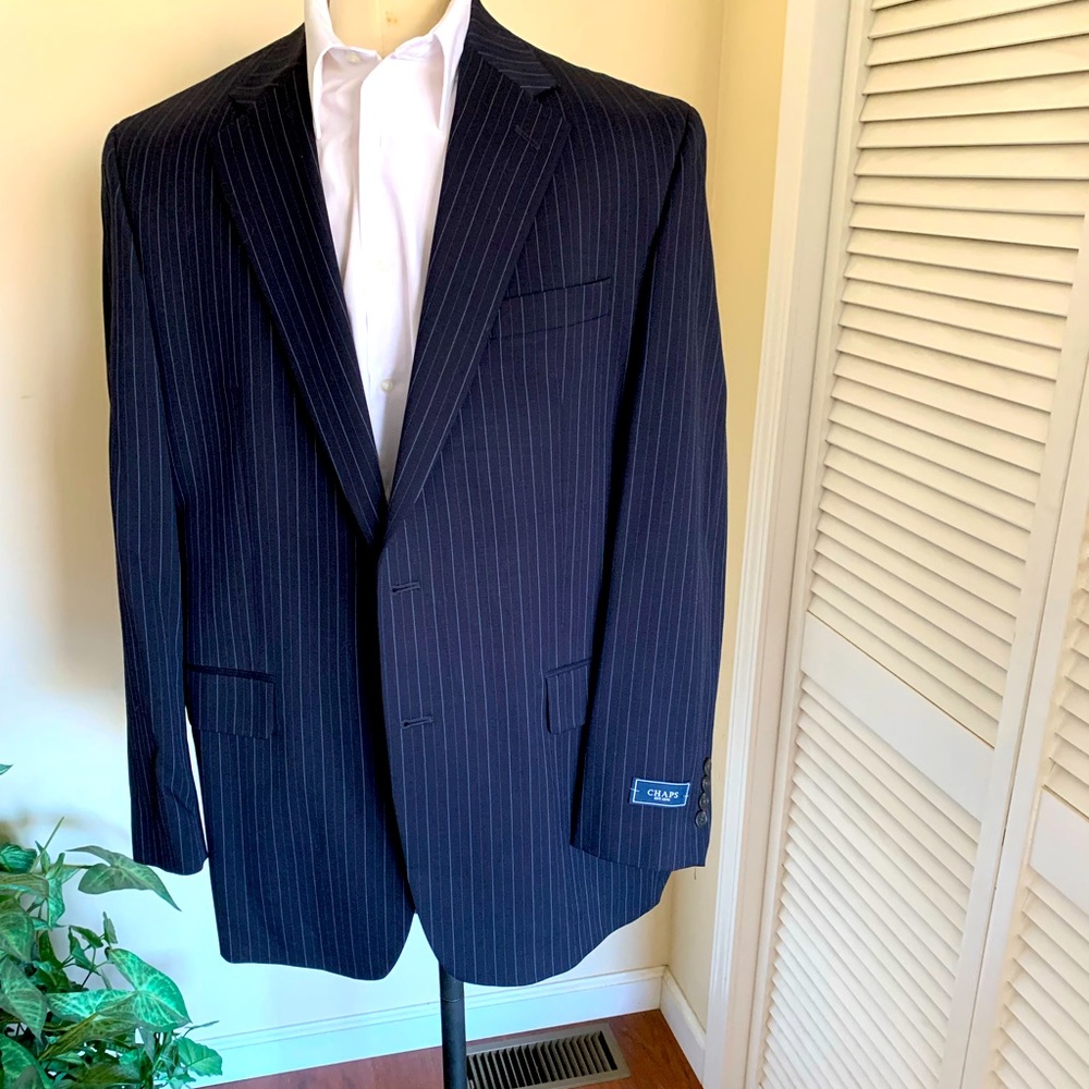Brand new with tags Chaps pinstripe jacket